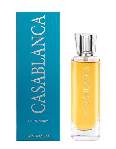 Swiss Arabian Casablanca - Productos de lujo de Dubái - Perfume en aerosol EDP personal duradero y adictivo - Aroma seductor característico - 3.4 Oz