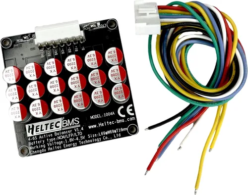 Miniatura 6 de Heltecbms 3-4S 5A Balanceador Activo Lifepo4 Litio Lipo Batería Transferencia de Energía Balanceador Activo 5s 6s 7s 8s 13s 16s (3-4S 5A)