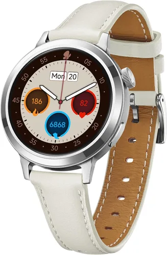 Miniatura 14 de AMOLED - Reloj inteligente para mujer, compatible con iPhone/Samsung/Android, más de 110 modos deportivos con monitor de frecuencia cardíaca, sueño