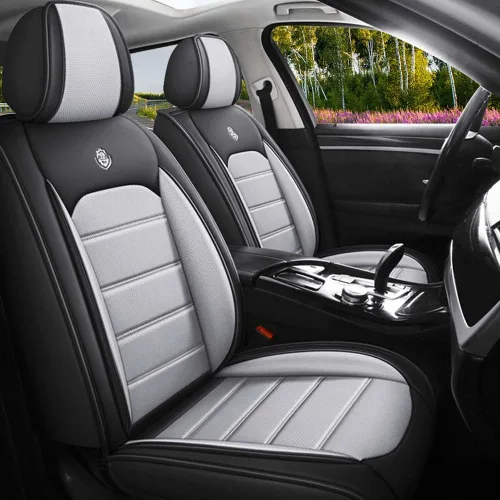 Miniatura 12 de Funda de asiento de cuero para Mercedes-Benz EQE 350 2022-2023, fundas de asiento suaves impermeables, accesorios interiores, fundas de asiento