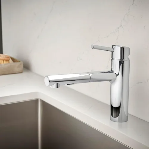 Miniatura 7 de GROHE 31453001 Concetto Grifo de cocina extraíble con pulverizador Cromo