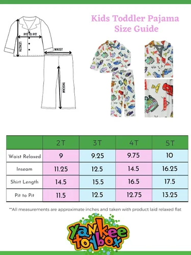 Miniatura 2 de Disney Conjunto de pijama unisex de franela para niños de 2 piezas a juego
