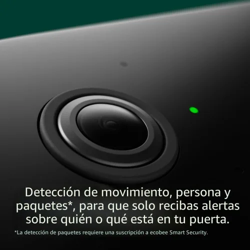 Miniatura 5 de ecobee Paquete de seguridad para el hogar con cámara de timbre inteligente (cable), sensor inteligente para puertas y ventanas y cámara inteligente