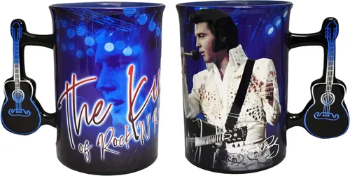 Miniatura 11 de Elvis Presley - Taza en relieve con motocicleta
