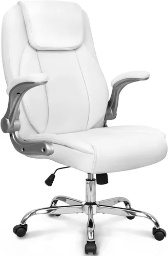 Miniatura 12 de NEO CHAIR Escritorio de oficina para videojuegos, computadora, silla ergonómica ejecutiva de respaldo alto, brazos abatibles, altura ajustable