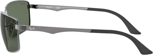 Miniatura 4 de Ray-Ban Gafas de sol rectangulares de metal RB3498 para hombre