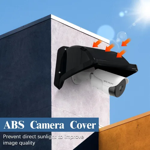 Miniatura 6 de Cubiertas universales para cámaras de seguridad, protección contra sol y lluvia, techo protector impermeable para cámaras Bullet y Dome, cubierta