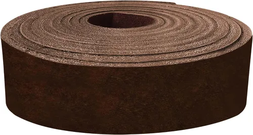 ELW 9-10 oz (0.142-0.157 in) Latigo - Correas y tiras de cuero para cinturón, tamaño: 0.5 x 84 pulgadas (0.5 x 83.9 in) | marrón | cuero de vaca de