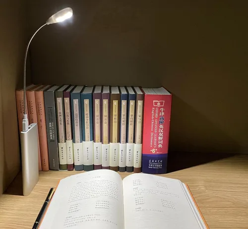 Miniatura 6 de Lámpara de Lectura LED USB con Ajuste Regulable de 2 Brillos, Cuello de Ganso Flexible, Luz USB para Notebook Laptop Teclado, Powerbank