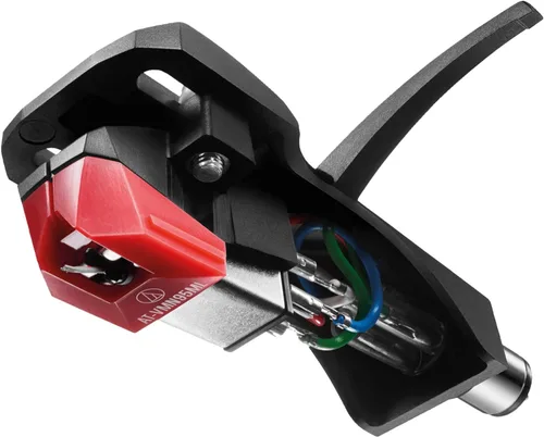 Miniatura 2 de Audio-Technica AT-VM95ML/H Juego Combo de carcasa/cartucho para tocadiscos Rojo