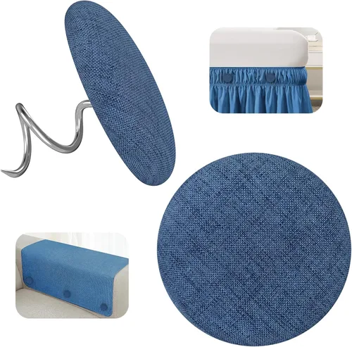 Miniatura 15 de Alfileres de tapicería para fundas de techo, alfileres o soportes para falda de cama, pasadores para sujetar la falda de cama en su lugar para Negro