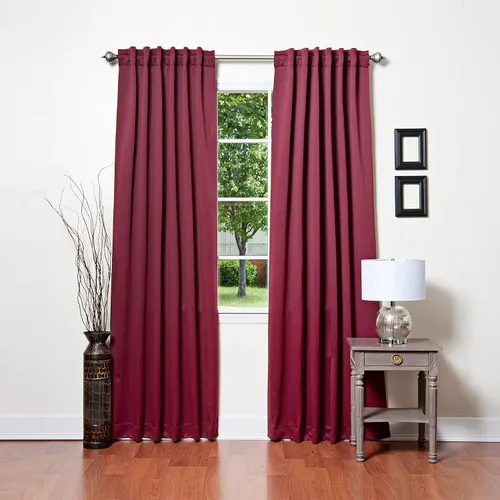 Miniatura 20 de Best Home Fashion Cortinas opacas con aislamiento térmico, pestaña trasera, bolsillo para barra, color gris, 52 pulgadas de ancho x 126 pulgadas