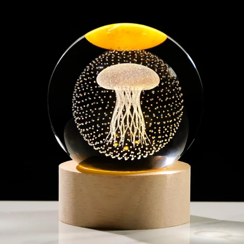 Miniatura 8 de Bola de cristal 3D, ballena y tiburón, regalos para mujeres y hombres, decoración de tiburón ballena, pisapapeles, regalos de cumpleaños, ballena