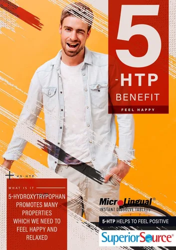Miniatura 6 de Superior Source 5-HTP Suplementos Nutricionales, 50 mg, 60 unidades, Blanco