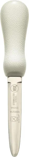 Miniatura 10 de Mercer Culinary Cuchillo de ostras estilo Boston con mango de polietileno, 3 pulgadas, color blanco