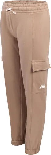 Miniatura 34 de New Balance Pantalones deportivos para niña, forro polar de mezcla de algodón suave con cordón y bolsillos (tallas 8-16)