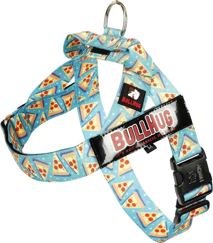 Miniatura 28 de BULLHUG Arnés ajustable para perro, sin tirones, sin estrangulamiento, para bulldogs ingleses, bulldogs franceses, pugs y razas de pecho ancho