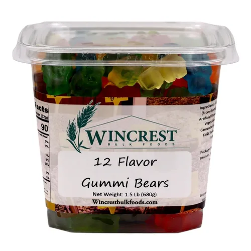 Miniatura 6 de WinCrest Ositos de goma de sabor surtido - 1.5 libras (cereza salvaje)