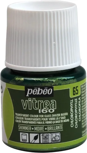 Miniatura 33 de Pebeo Vitrea 160 - Pintura para vidrio brillante, botella de 45 ml - Azul lapislázuli