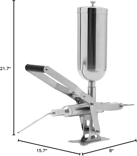 Miniatura 8 de Máquina de llenado manual de churrera de acero inoxidable con capacidad de 5L, máquina de llenado de churrera de acero inoxidable, uso comercial