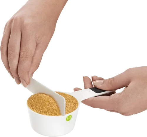 Miniatura 2 de OXO Good Grips - Tazas medidoras de plástico, 6 piezas, color blanco
