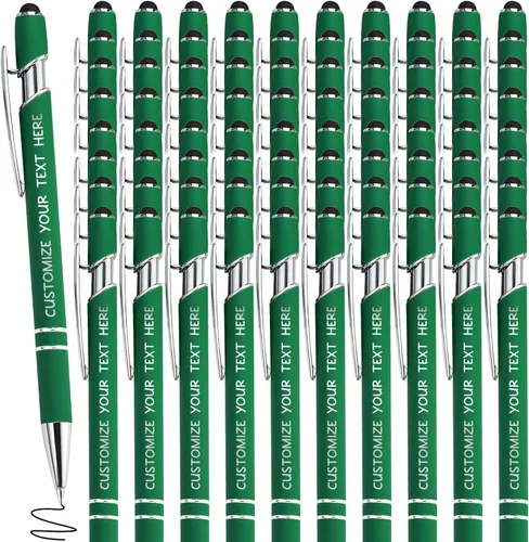 Miniatura 38 de Bolígrafos personalizados con lápiz óptico y grabado gratis, bolígrafos personalizados para negocios, graduación, aniversarios (hasta 500 unidades)