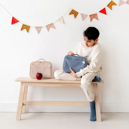 Miniatura 6 de 3 Sprouts Lonchera para niños, niños y niñas, lonchera aislada para niños y niñas, perfecta para la escuela y los viajes, Loncheras para niños y Azul