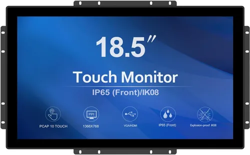 Miniatura 14 de GreenTouch Monitor táctil PCAP HDMI de 17,8 cm (7 pulgadas) con marco abierto de 1024x600 para mercados de consumo, venta minorista y hostelería