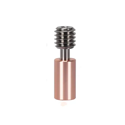 Miniatura 10 de Ender 3 - Boquilla bimetálica de titanio y cobre para garganta, corte de calor bimetálico, todo de metal suave de 0.069 pulgadas para impresora 3D