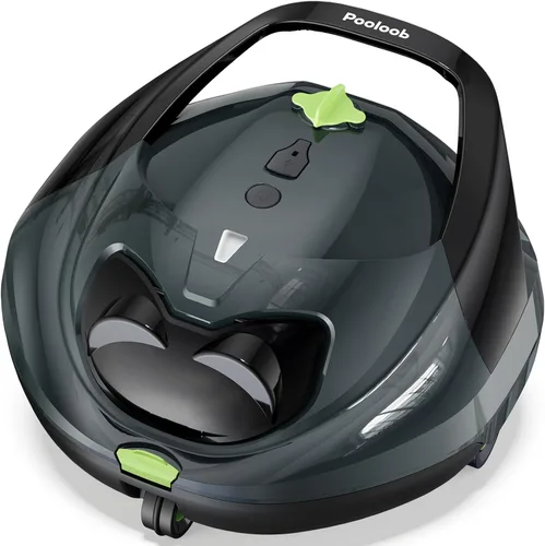 Pooloob PF1 - Aspirador inalámbrico para mantenimiento diario de la piscina, limpieza de piso solo para piscinas sobre el suelo, triple filtración,