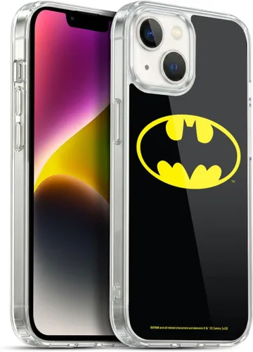 Miniatura 110 de Head Case Designs Funda de gel con licencia oficial de Batman DC Comics Bat Signal Logos [protección de grado militar] compatible con Apple iPhone 7