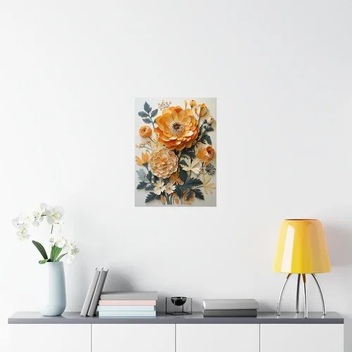 Miniatura 7 de CAPITUNEISKINEPA Marigold Flower Posters - Posters For Dorm Mini Posters For Room Aesthetic 11" x 14" PT10194
