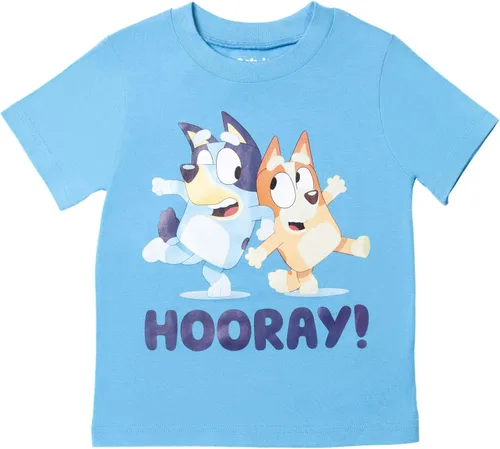 Miniatura 3 de Bluey Conjunto de camiseta y pantalones cortos de malla para niños pequeños a grandes
