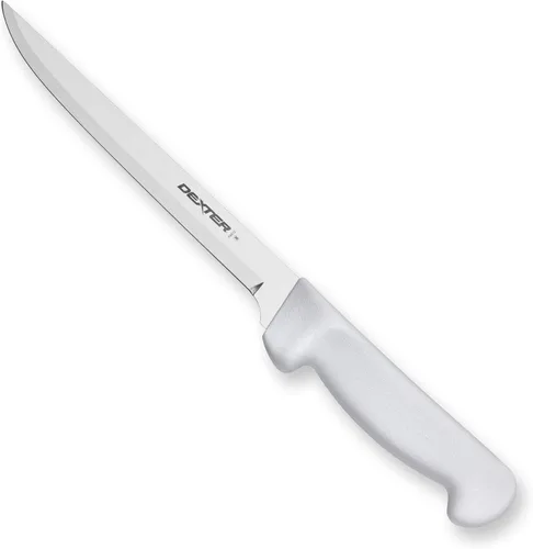Dexter-Russell Cuchillo de filete estrecho de 7 pulgadas – P94812, hoja de acero inoxidable con alto contenido de carbono, mango de polipropileno