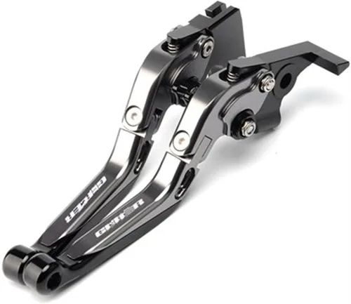 Miniatura 14 de Para Suzuki para GIXXER 250 SF 250SF 150 125 2020 2023 Accesorios de moto CNC ajustable palancas de freno de embrague plegables (color : negro)