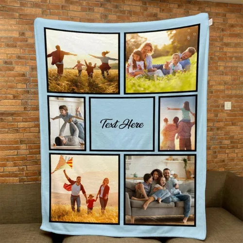Miniatura 3 de IEK Manta personalizada para niños, mantas personalizadas para adultos, regalos con imagen personalizada, cobijas personalizadas con fotos, mantas