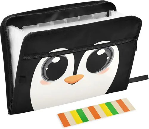 Miniatura 24 de Gredecor 13 Pockets File Folder Organizer A4/Letter Water Resistant Document Bag with Zipper Filing Folder Expanding File Pouch Storage for School