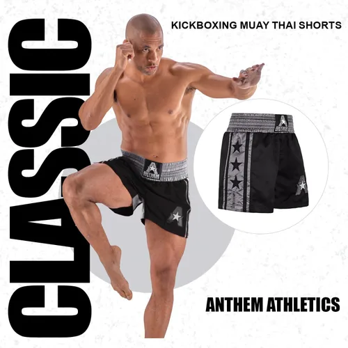 Miniatura 11 de Anthem Athletics Pantalones cortos de Muay Thai para hombre, pantalones cortos de Muay Thai para mujer - Kickboxing Short Boxing Trunks 5050 Classic
