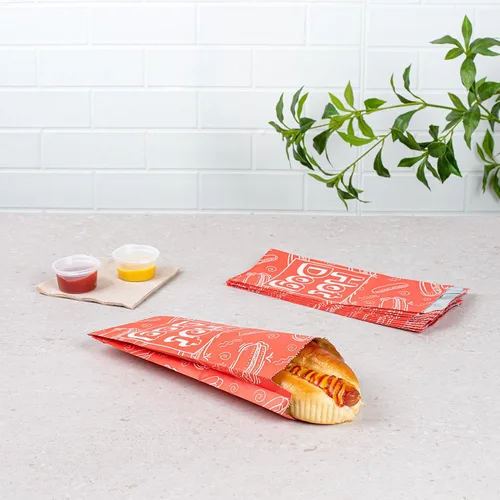 Miniatura 3 de Restaurantware -Bag Tek - Bolsas de comida forradas con papel de aluminio de 3.7 x 1.2 x 9.1 pulgadas, 100 envoltorios desechables para perros
