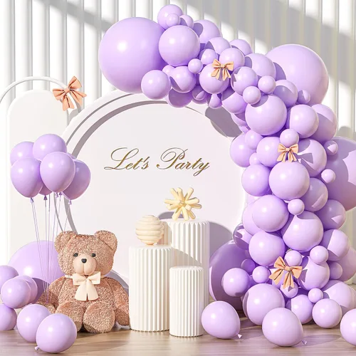 Miniatura 52 de Kit de arco de globos rojo brillante de 135 piezas de diferentes tamaños de 18, 12, 10 y 5 pulgadas, decoraciones de fiesta de color rojo para baby