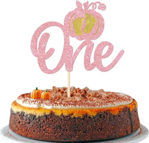 Miniatura 8 de Rsstarxi Paquete de 36 adornos para cupcakes de calabaza pequeña, revelación de género, baby shower, fiesta, decoración de tartas, calabaza