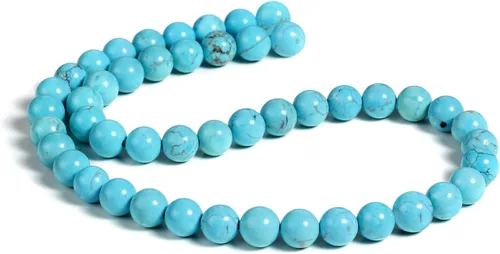 Miniatura 97 de Cuentas de ónix negro BEADNOVA con cuentas de cristal natural, piedras preciosas, redondas, sueltas, curativas de energía con cordón elástico de 01)