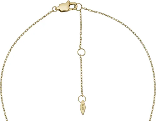 Miniatura 4 de Fossil - Collar con colgante de acero inoxidable en tono dorado para mujer