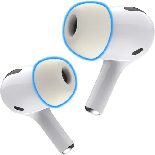 Miniatura 22 de Foam Masters - Almohadillas de espuma viscoelástica para AirPods Pro de 1ª y 2ª generación, cómodas, seguras, mejor cancelación de ruido, versión