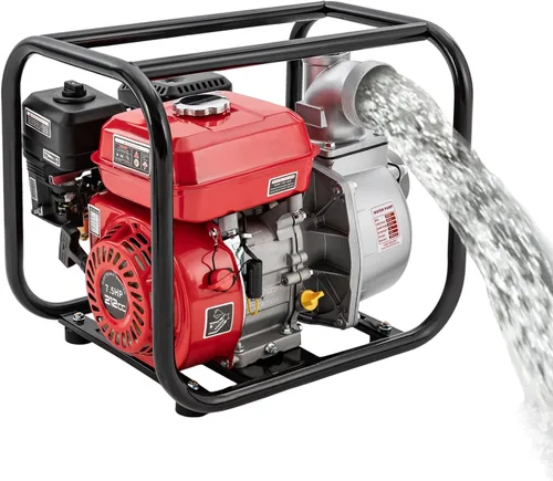 Miniatura 11 de Bomba de transferencia de agua a gas de 2 tiempos, 1.7 HP, motor de gasolina de 40.2 cc, bomba de agua portátil de 1 pulgada, bombas de agua