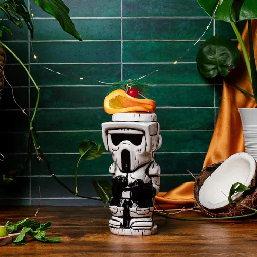 Miniatura 3 de Geeki Tikis Star Wars Scout Trooper - Taza de cerámica Vaso de cóctel para fiesta de cerveza para licor, bebidas Capacidad para 16 onzas