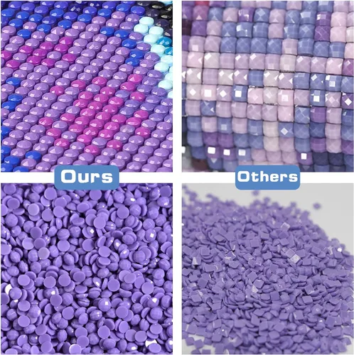Miniatura 5 de Diymood - Kit de pintura de diamantes 5D para adultos, pintura de diamante con diamantes, suministros de arte, decoración de pared, 16 x 20 pulgadas