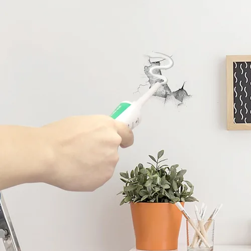 Miniatura 6 de Reparación de agujeros de masilla de pared de 17.64 oz, agente reparador de pared seguro, kit de reparación de paneles de yeso con boquilla
