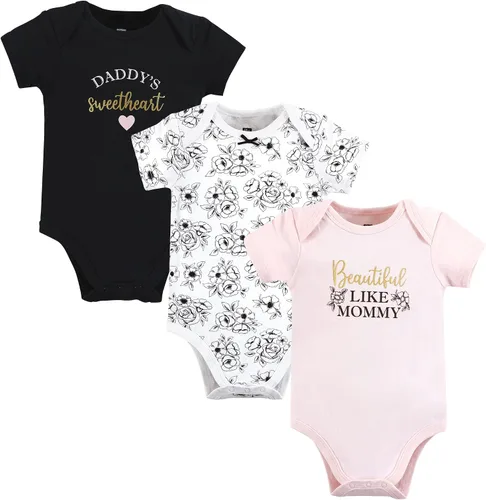 Miniatura 438 de Hudson Baby baby-girls Cotton Bodysuits 3-pack