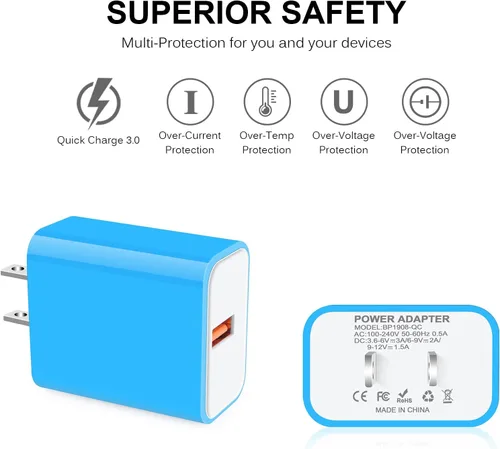 Miniatura 5 de Cargador de teléfono Samsung Android de carga rápida para Samsung Galaxy S26/S25/A13 5G/S23/S22 Ultra/S21 FE/S20/S10/S9/A11/A12/A12/A32/A35/A55 5G